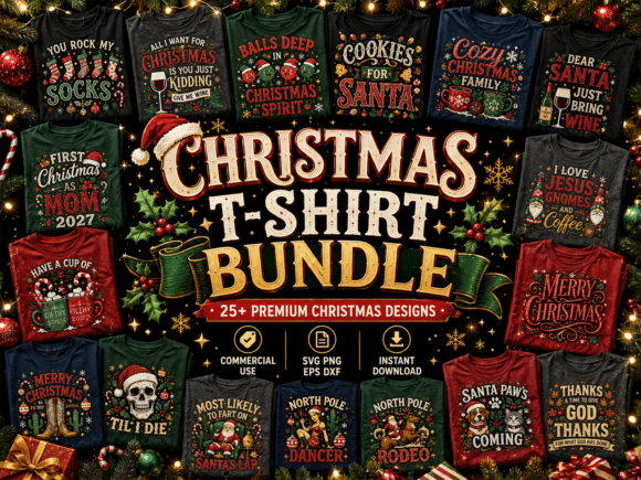 Download Funny Vintage Christmas SVG Bundle - Svg bundle Collection