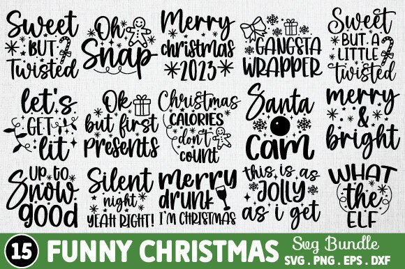 Download Funny Christmas SVG Bundle - Svg bundle Collection
