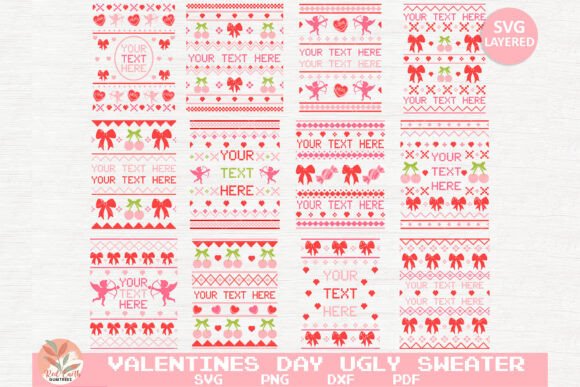 Download Valentines Day Ugly Sweater SVG Bundle - Svg bundle Collection
