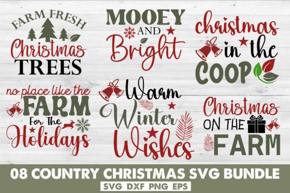Download Country Christmas Svg Bundle - Svg bundle Collection