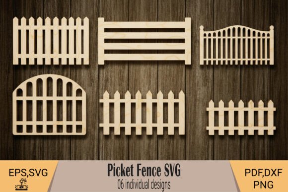 Download Picket Fence Laser Cut SVG - Laser Collection
