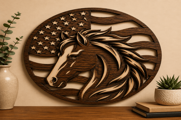 Download Horse Wall Art SVG Laser Cut File - Laser Collection