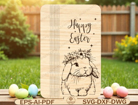 Download Easter Rabbit Laser Cut File - Laser Collection