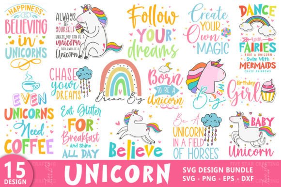 Download Unicorn SVG Bundle - Svg bundle Collection