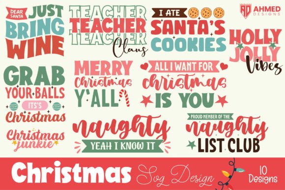 Download Retro Christmas SVG Bundle - Svg bundle Collection