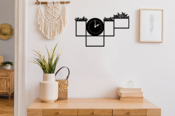 Download Laser Cut Decorative Wall Clock - Laser Collection