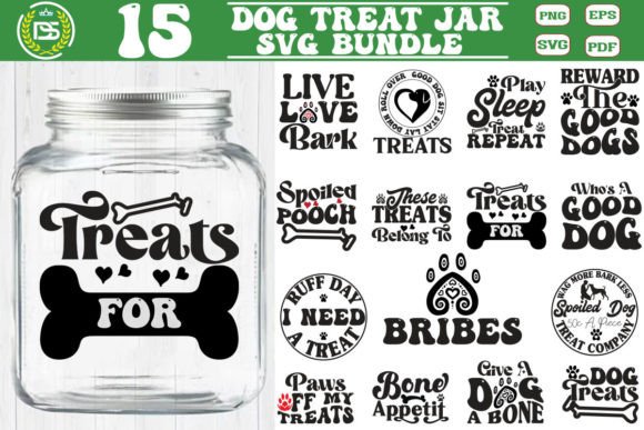 Download Dog Treat Jar SVG Bundle, Dog Treats Con - Svg bundle Collection