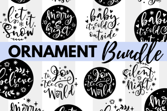 Download Christmas Ornament Svg Bundle, Woodslice - Svg bundle Collection