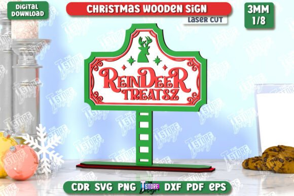 Download Christmas Wooden Sign Laser Cut | CNC - Laser Collection