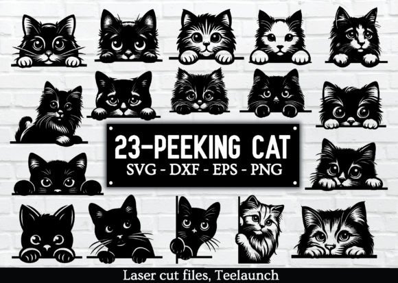 Download 23-PEEKING CAT SVG Bundle - Svg bundle Collection