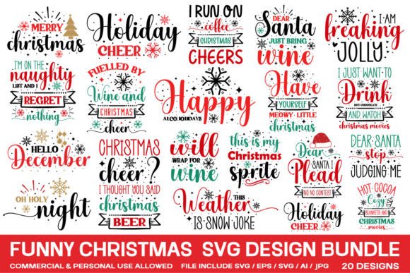 Download Funny Christmas Svg Bundle,Christmas Svg - Svg bundle Collection