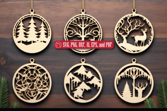 Download Laser Cut Christmas Ornament SVG Bundle - Svg bundle Collection