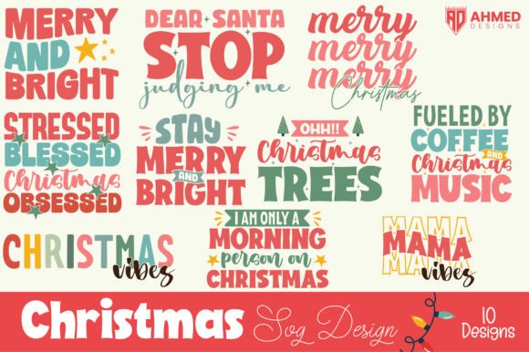 Download Retro Christmas SVG Bundle - Svg bundle Collection