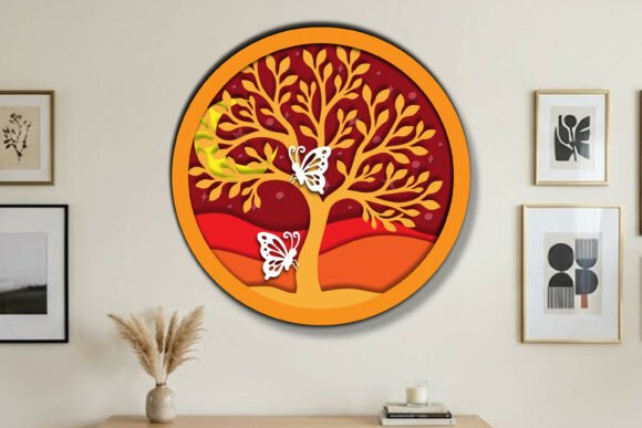 Download Layered Laser Cut 3D Wall Decor SVG - Laser Collection