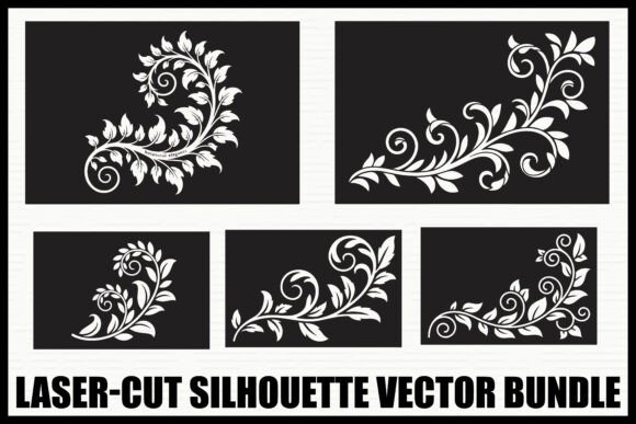 Download Elegant Floral Laser Cut Bundle - Laser Collection