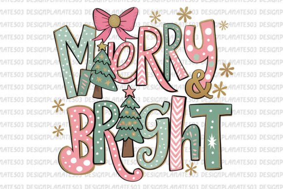 Download Merry and Bright, Christmas Png - Merry and bright Collection