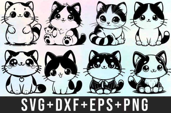 Download Cute Cat Svg Bundle - Svg bundle Collection