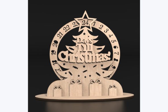 Download Laser Cut Days Till Christmas Tree Svg - Laser Collection