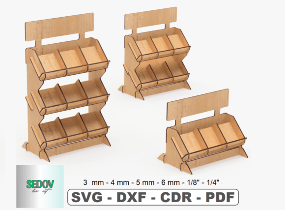 Download Laser Cut Retail Display Stand 3 Sizes - Laser Collection