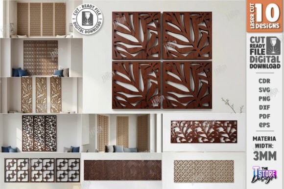 Download Decorative Wall Panel Laser Cut Bundle - Laser Collection