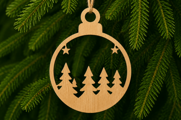 Download Christmas Ornament SVG, Laser Cut Design - Laser Collection
