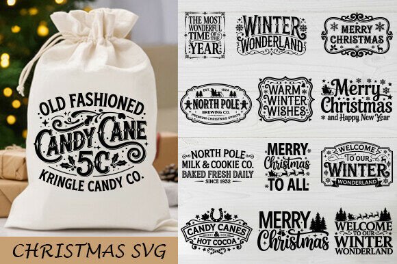 Download Vintage Christmas Svg Bundle - Svg bundle Collection