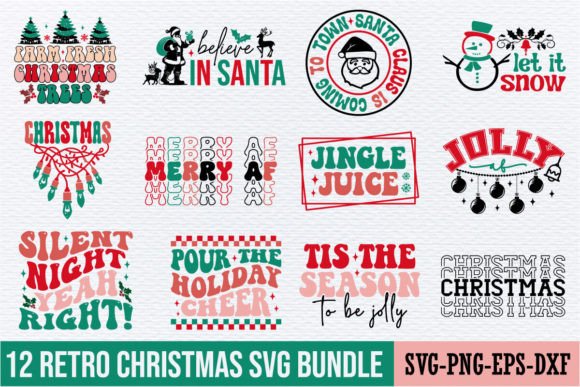 Download Retro Christmas Svg Bundle - Svg bundle Collection
