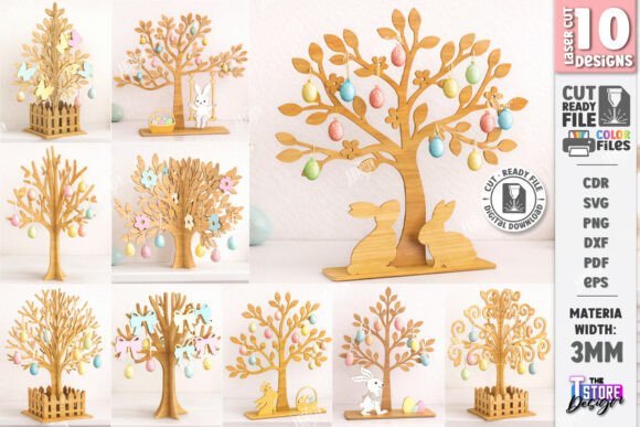 Download Easter Tree Laser Bundle | Easter Eggs - Laser Collection