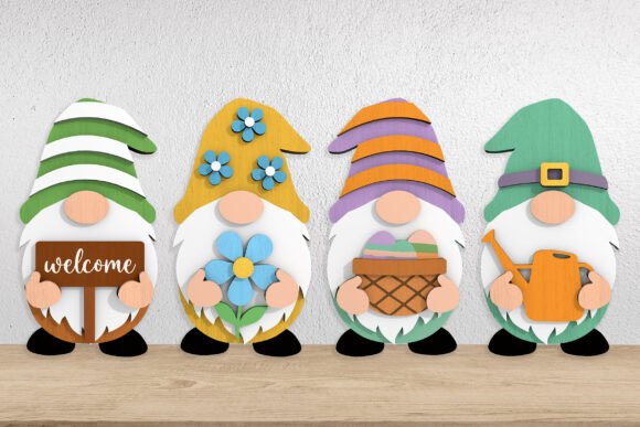Download Spring Gnome Bundle Laser Cut Files - Laser Collection