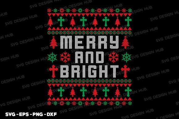 Download Merry and Bright Ugly Christmas Sweater - Merry and bright Collection