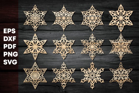 Download Snowflakes Laser Cut, Snowflakes Svg - Laser Collection