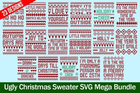 Download Ugly Sweater SVG Bundle - Svg bundle Collection