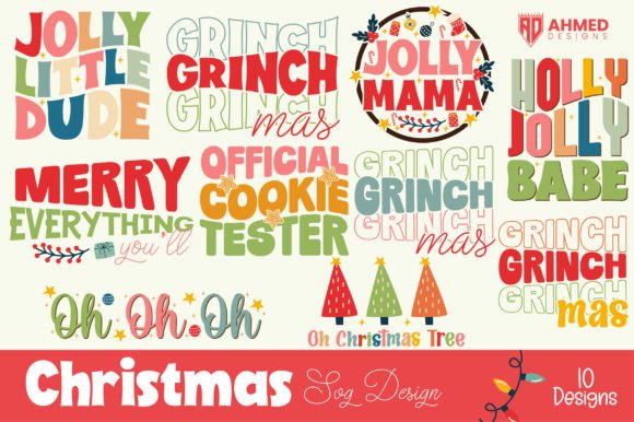 Download Retro Christmas SVG Bundle - Svg bundle Collection