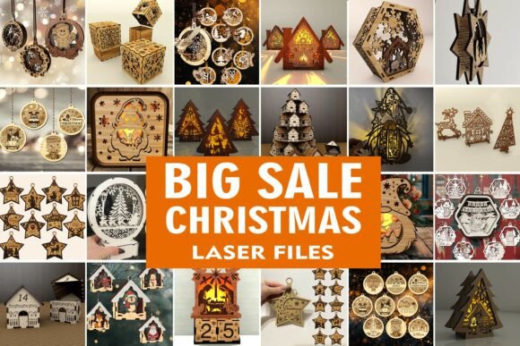 Download 🎄 BIG SALE Christmas Laser Cut Files - Laser Collection