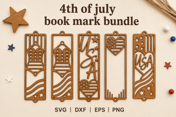 Download Patriotic Bookmark Laser Cut Files - Laser Collection