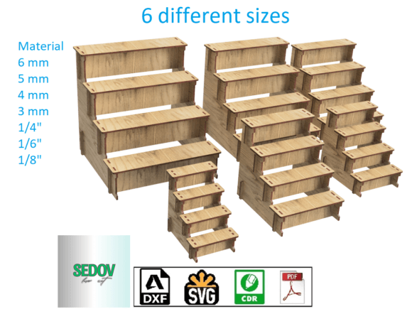 Download Laser Cut Retail Display Stand Shelf Set - Laser Collection