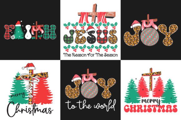 Download Jesus Cross Christmas Sublimation Bundle - Premium Resources