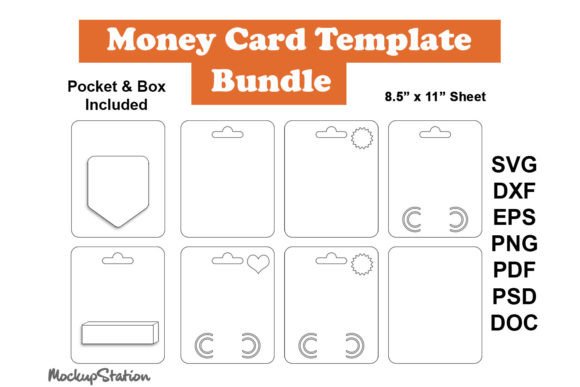Download Money Card SVG Bundle | Money Holder - Svg bundle Collection
