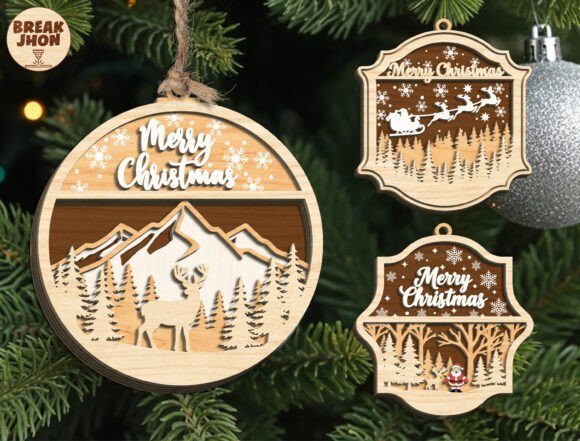 Download Merry Christmas Ornament SVG Bundle - Svg bundle Collection