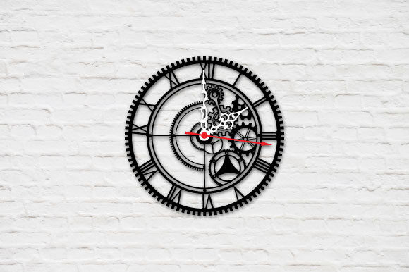 Download Decorative Wall Clock Laser Cut File - Laser Collection