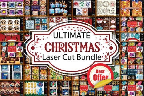 Download Ultimate Christmas Laser Cut Bundle - Laser Collection