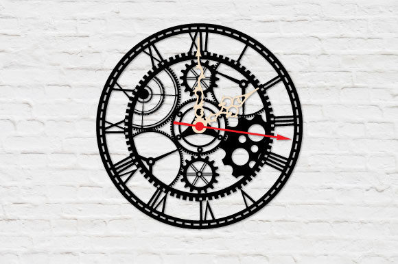 Download Decorative Wall Clock Laser Cut - Laser Collection