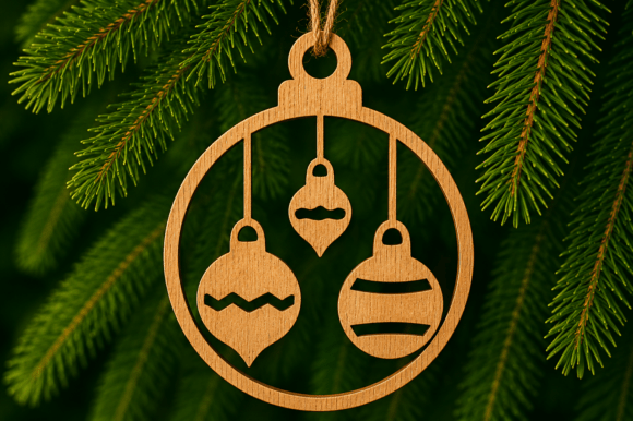 Download Christmas Ornament SVG, Laser Cut Design - Laser Collection