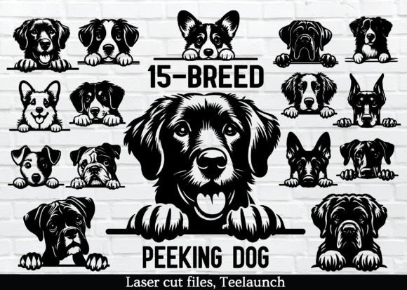 Download 15-PEEKING DOG SVG Bundle - Svg bundle Collection