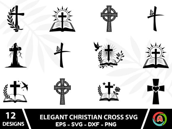Download Elegant Christian Cross Svg Bundle - Svg bundle Collection